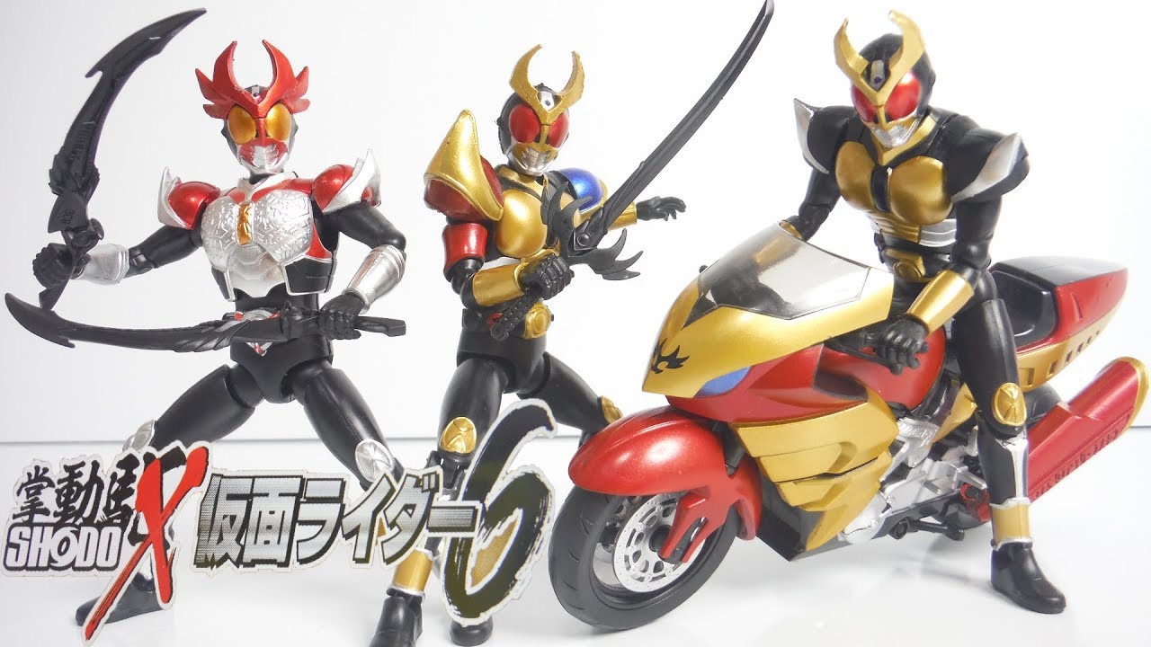 SHODO-X 仮面ライダー6 全6種 開封 掌動駆 KamenRider Agito Figure