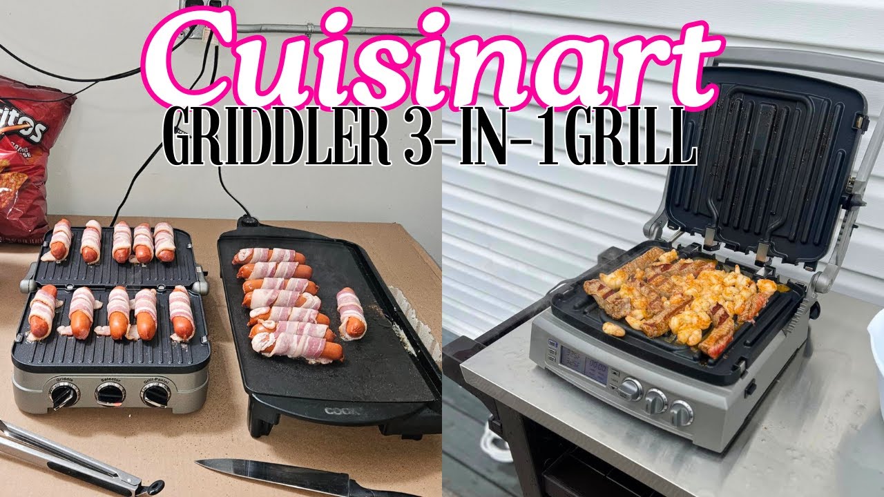 Cuisinart Gr-11 Griddler 3 In 1 Grill And Panini Press | Grill And