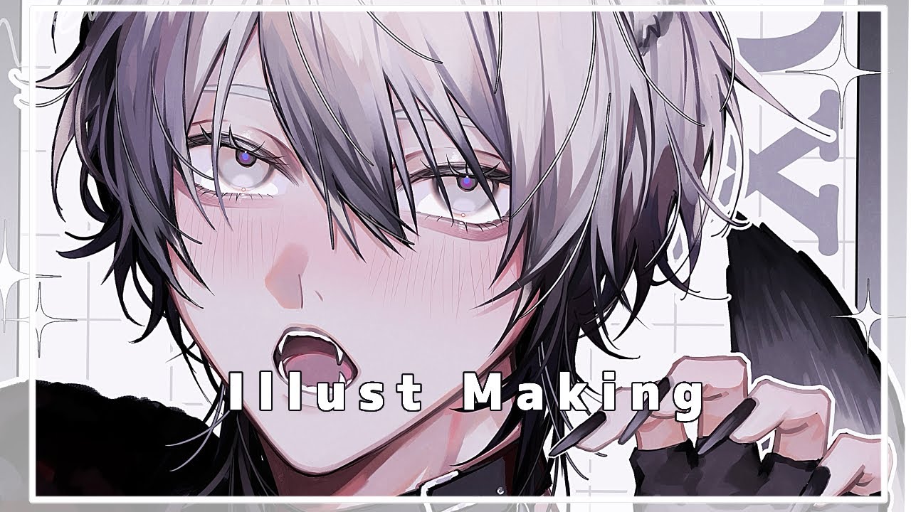 厚塗り風】イラストメイキング11【speed painting】 - YouTube