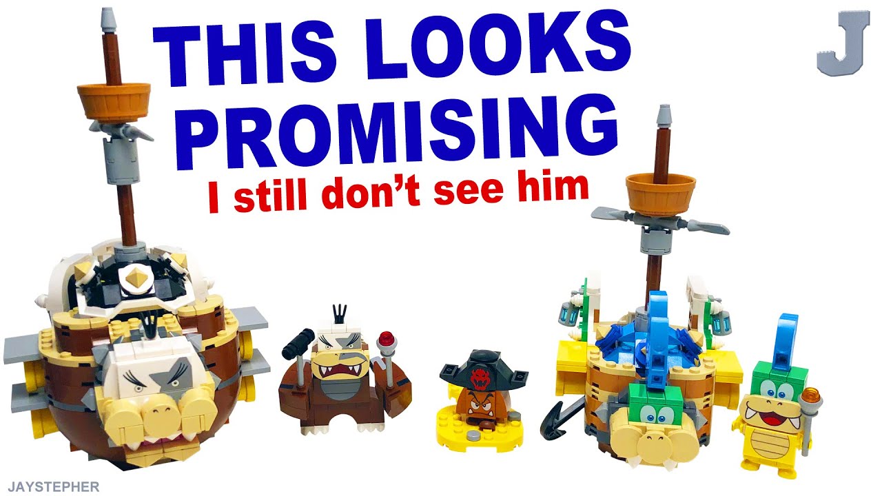 LEGO Super Mario 2023 Larry's And Morton's Airships 71427 Tour