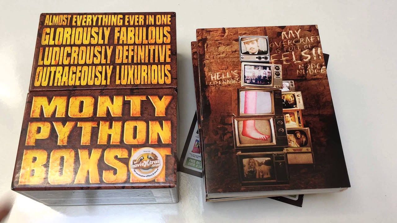 Monty Python DVD box set opening - YouTube