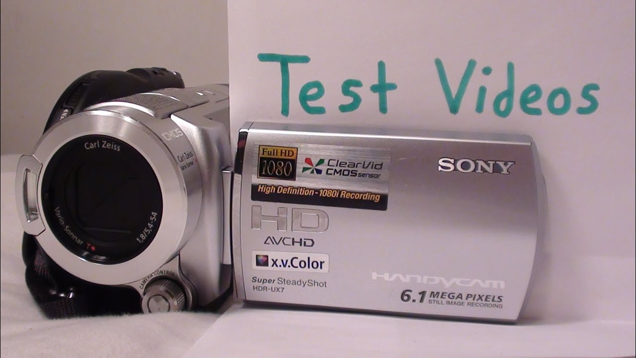 2007 Sony Handycam HDR UX7 Test Videos - YouTube