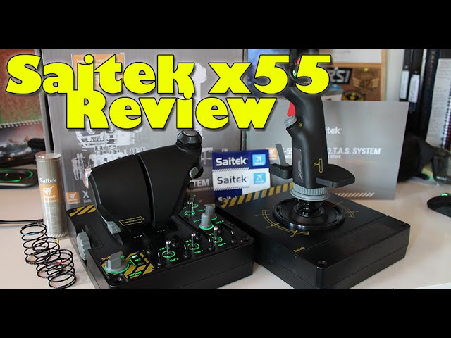 Saitek x55 Rhino HOTAS | Review | Star Citizen - YouTube