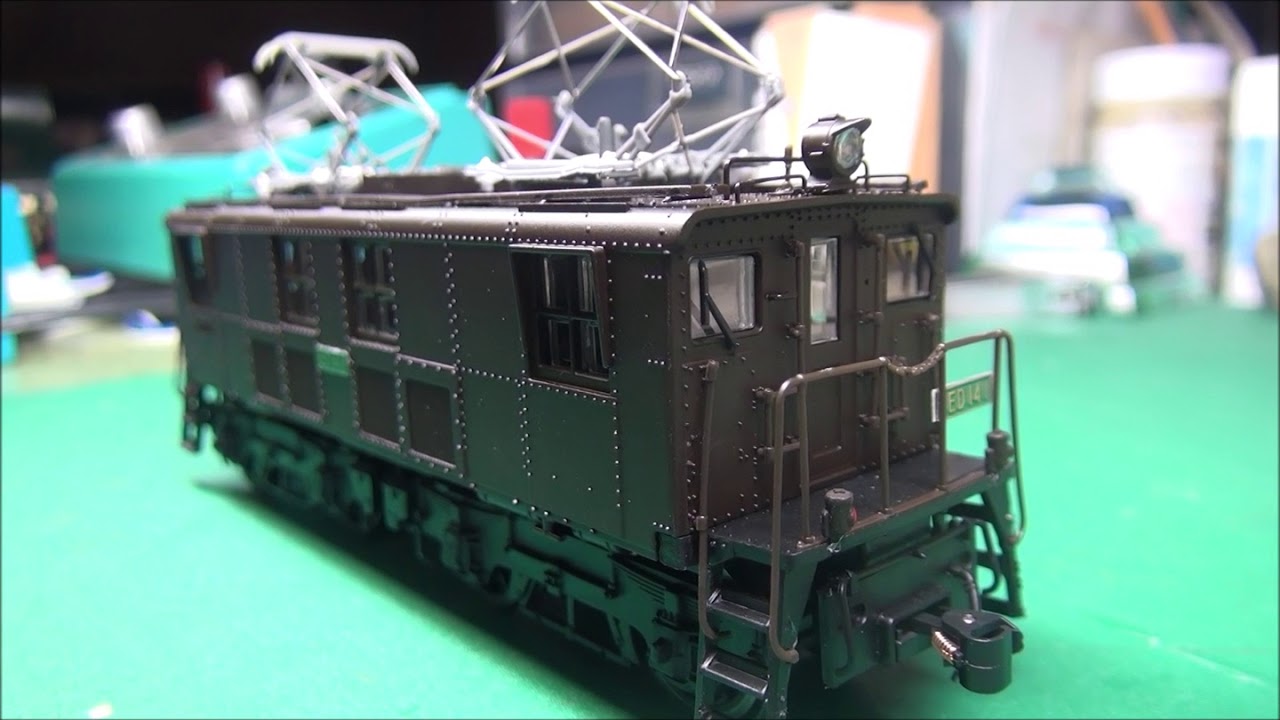 屋根裏模型】トラムウェイ社製 ED14（HO)を購入し、走らせてみた - YouTube