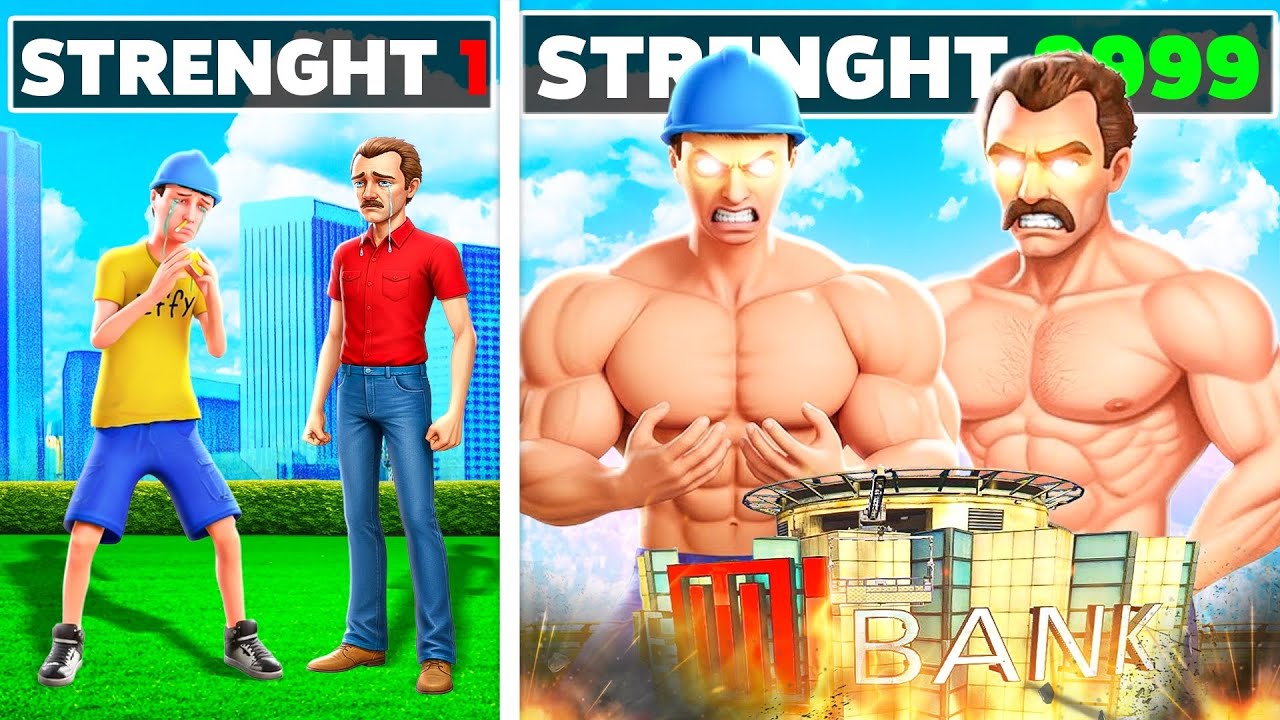 Jeffy And Marvin Become The STRONGEST In GTA 5! - YouTube