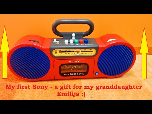 Sony CFS-2050 restoration! my First Sony! - YouTube