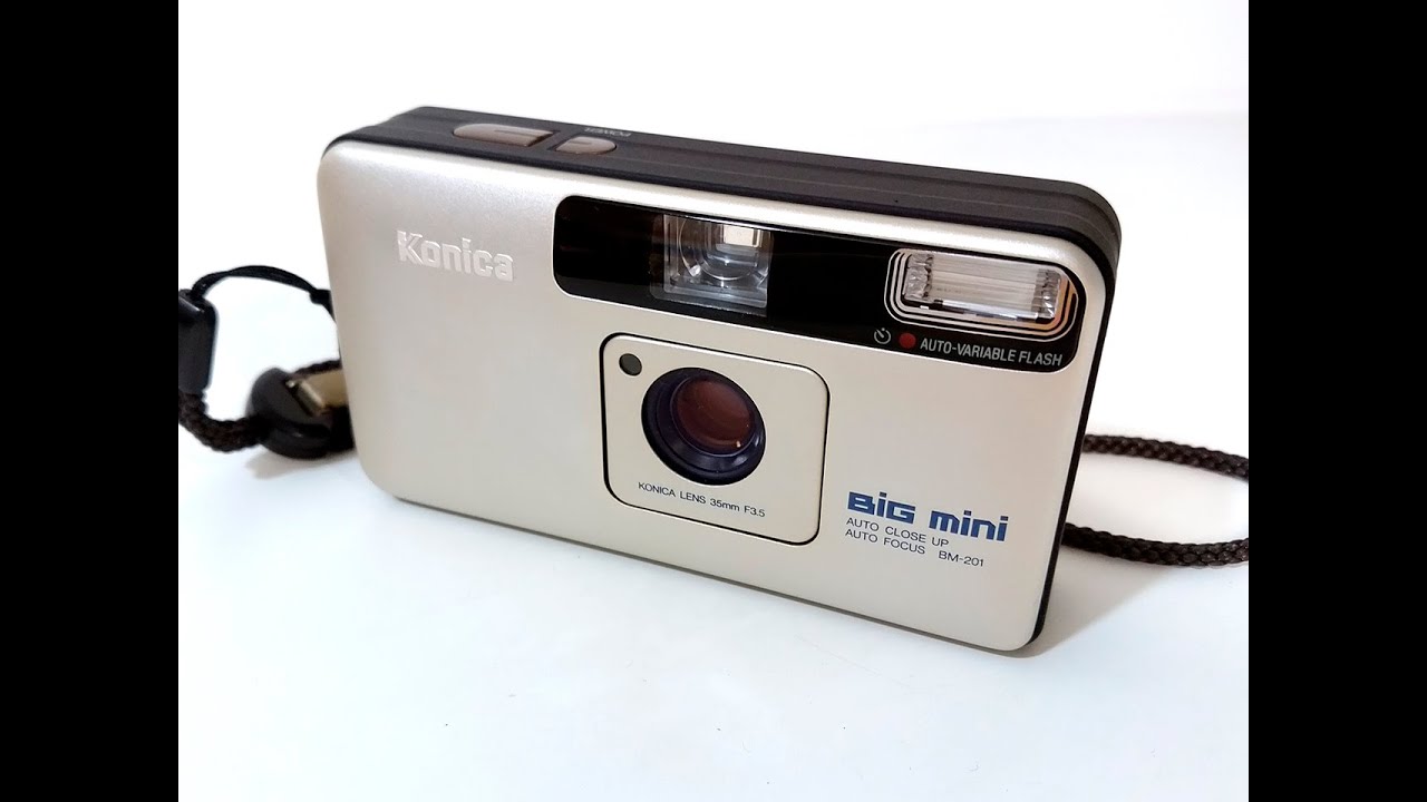 壊れている KONICA BIG MINI BM-201 Film Camera - YouTube