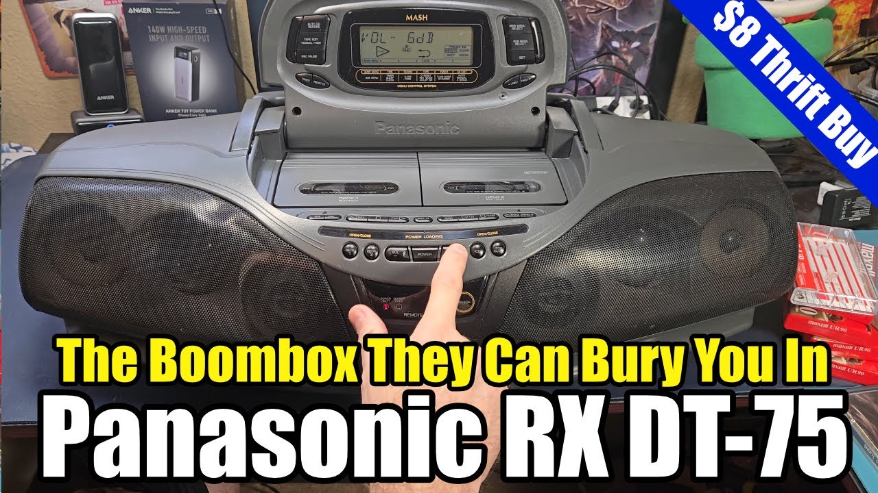 Panasonic RX-DT75 CD・MD・カセットデッキ Panasonic RX-DT75 CD