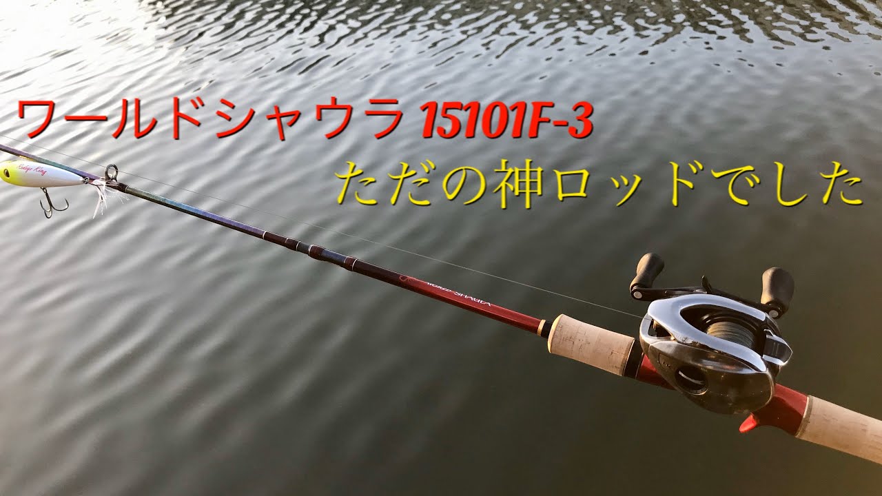 神ロッド】ワールドシャウラ 15101F-3試投してきたよ【キャスティング