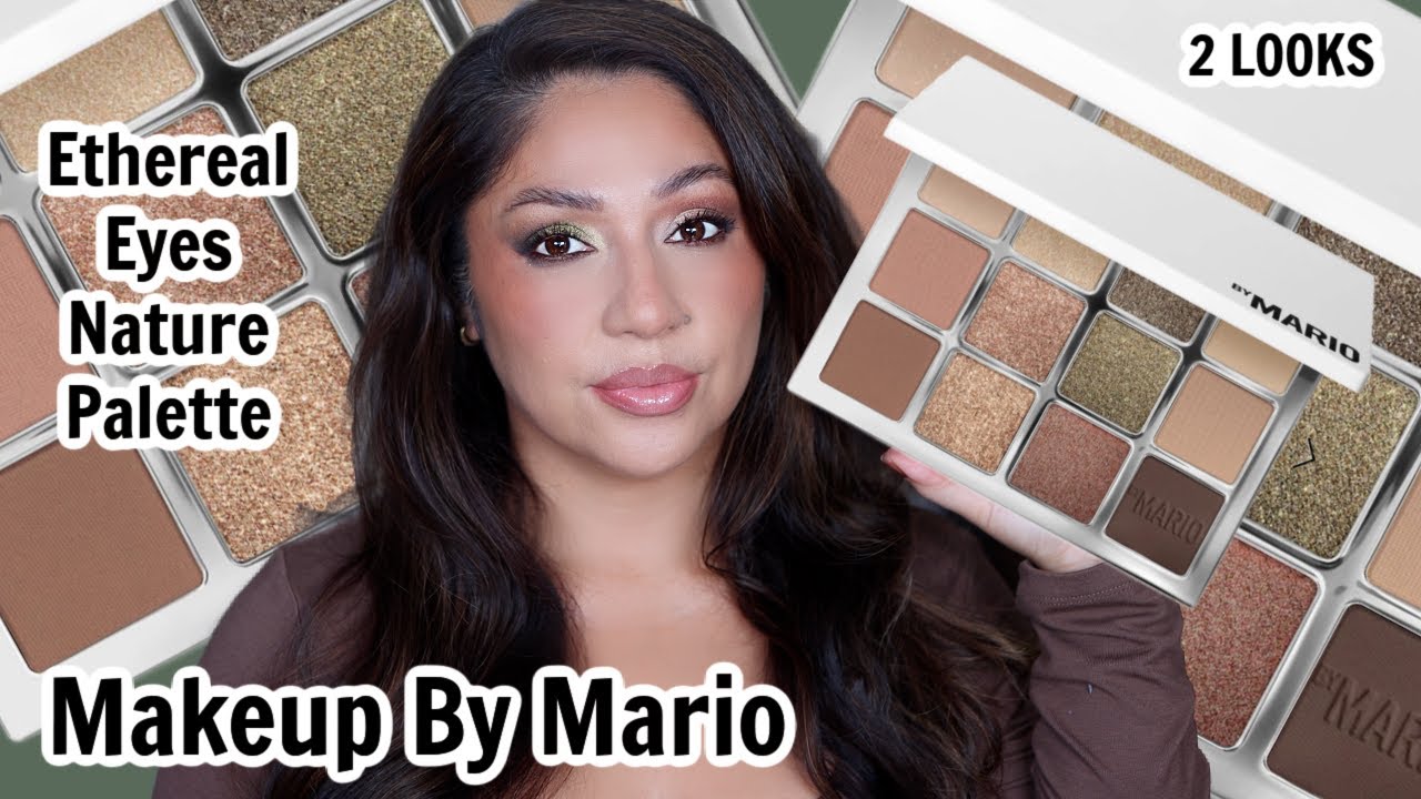 MAKEUP BY MARIO ETHEREAL EYES NATURE EYESHADOW PALETTE | 2 LOOKS