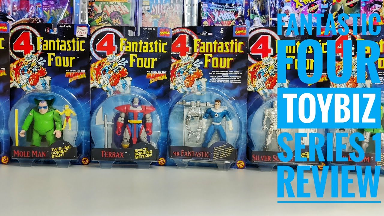 Fantastic Four Toybiz series 1 action figure review #fantasticfour