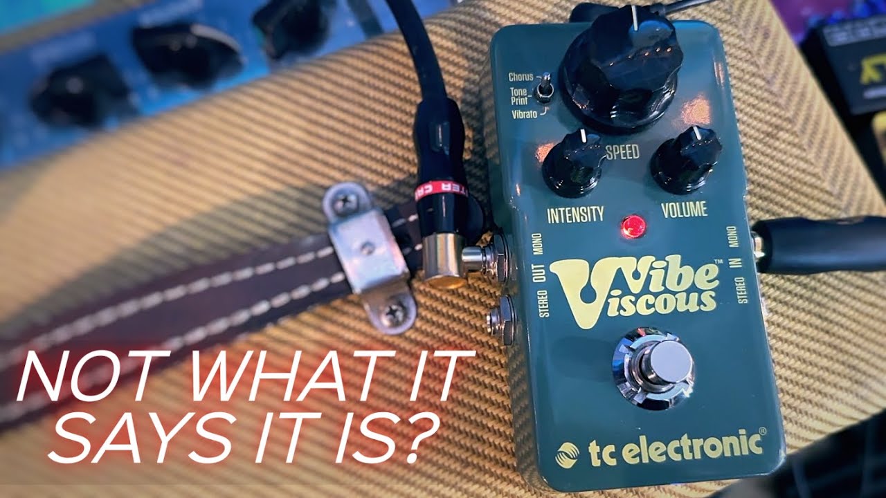 TC Electronic Viscous Vibe - YouTube