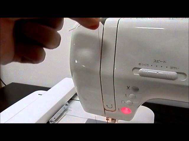 ﾌｪｱﾘｰﾗﾝﾄﾞ9800 上糸セット手順 - YouTube