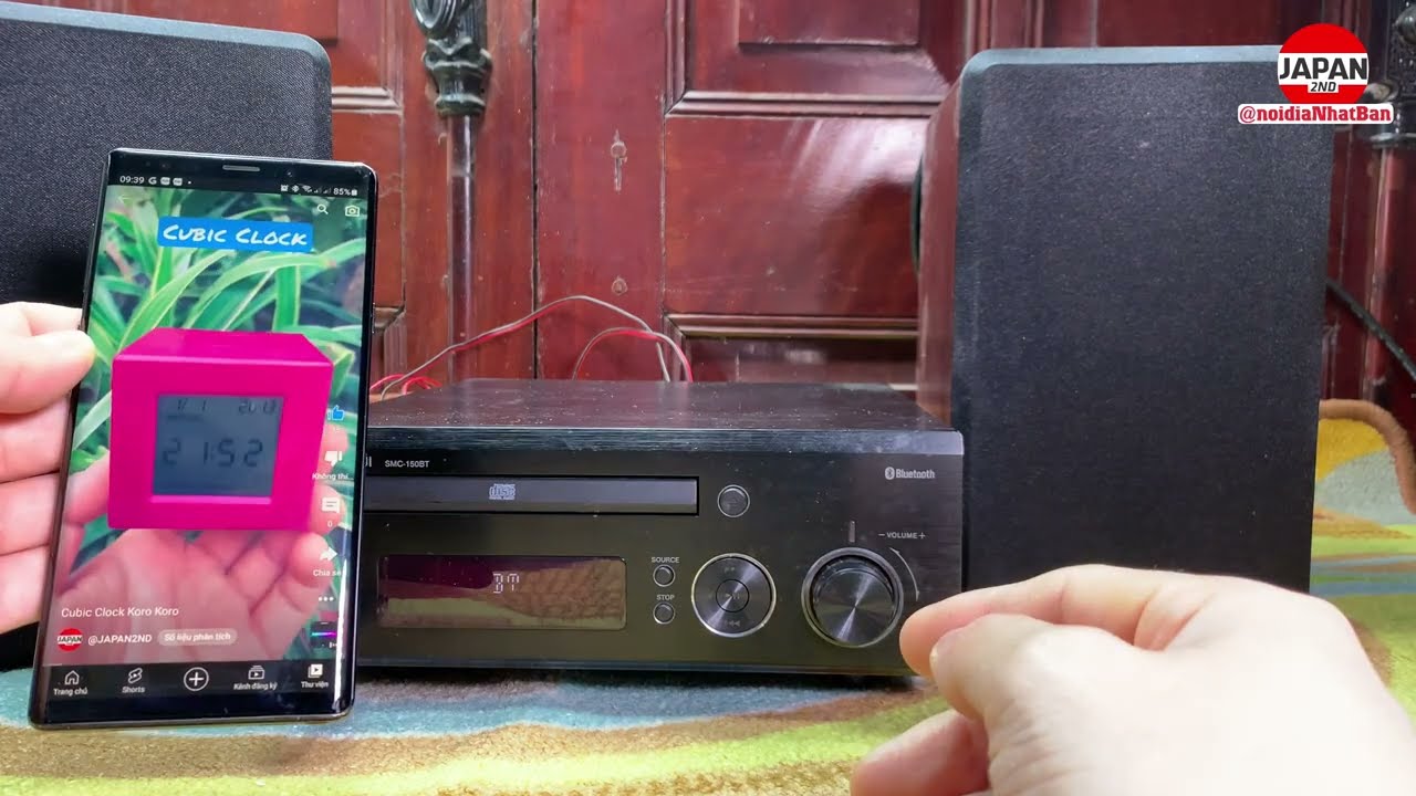 Dàn âm thanh Mini SANSUI SMC-150BT CD Radio FM Aux USB Bluetooth