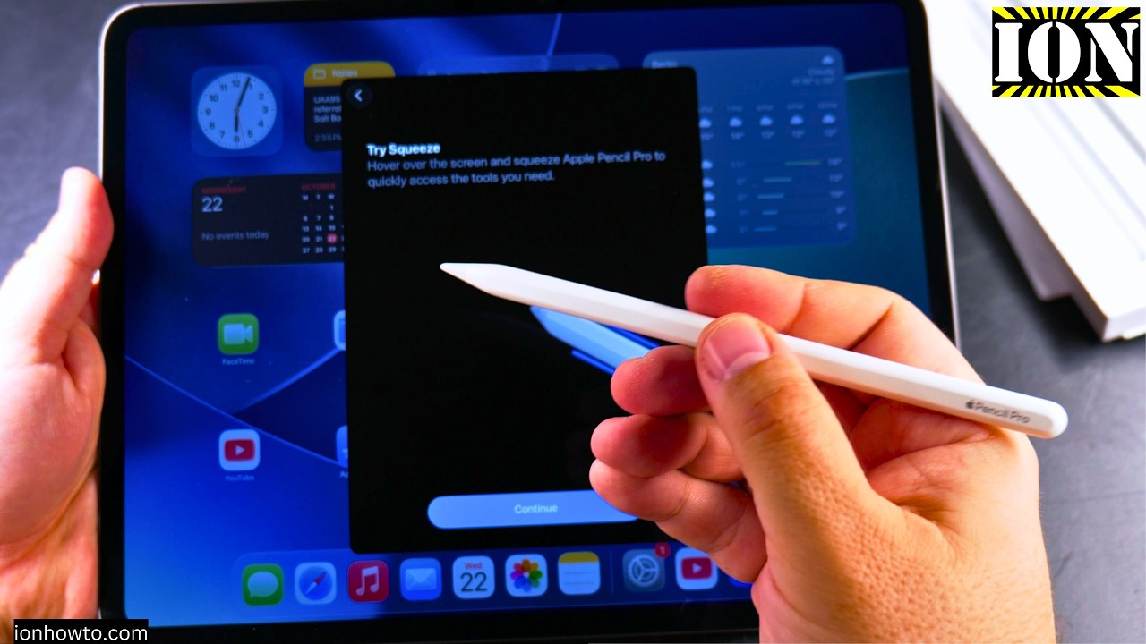 Apple Pencil Pro Setup and Use on iPad Pro M5 - YouTube