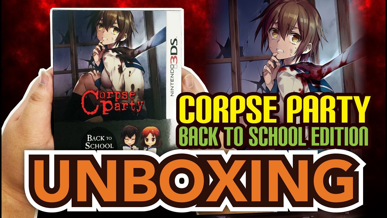 Corpse Party Back to School Edition (3DS) Unboxing !! - YouTube
