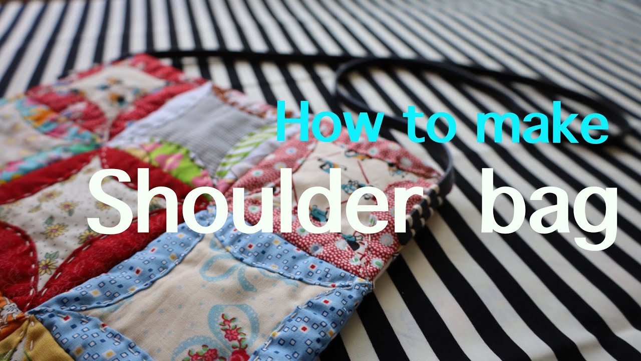 Orange peel pattern] How to make a simple shoulder bag / size