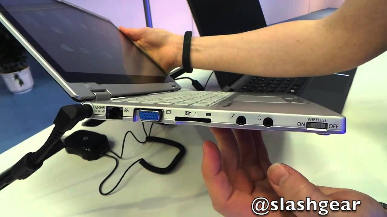Panasonic Toughbook CF-AX2 hands-on - YouTube