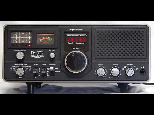 Realistic DX 302 My main shortwave receiver for many years in the