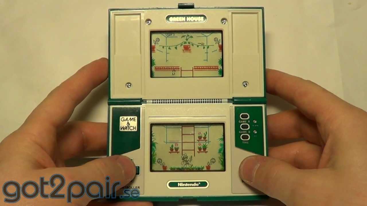 GREEN HOUSE GH-54 - Nintendo Game & Watch - YouTube