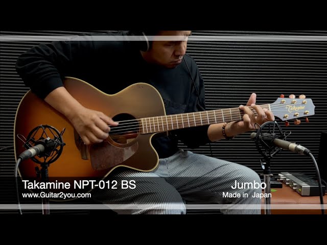 Takamine NPT-012 BS ( Jumbo. ) - YouTube