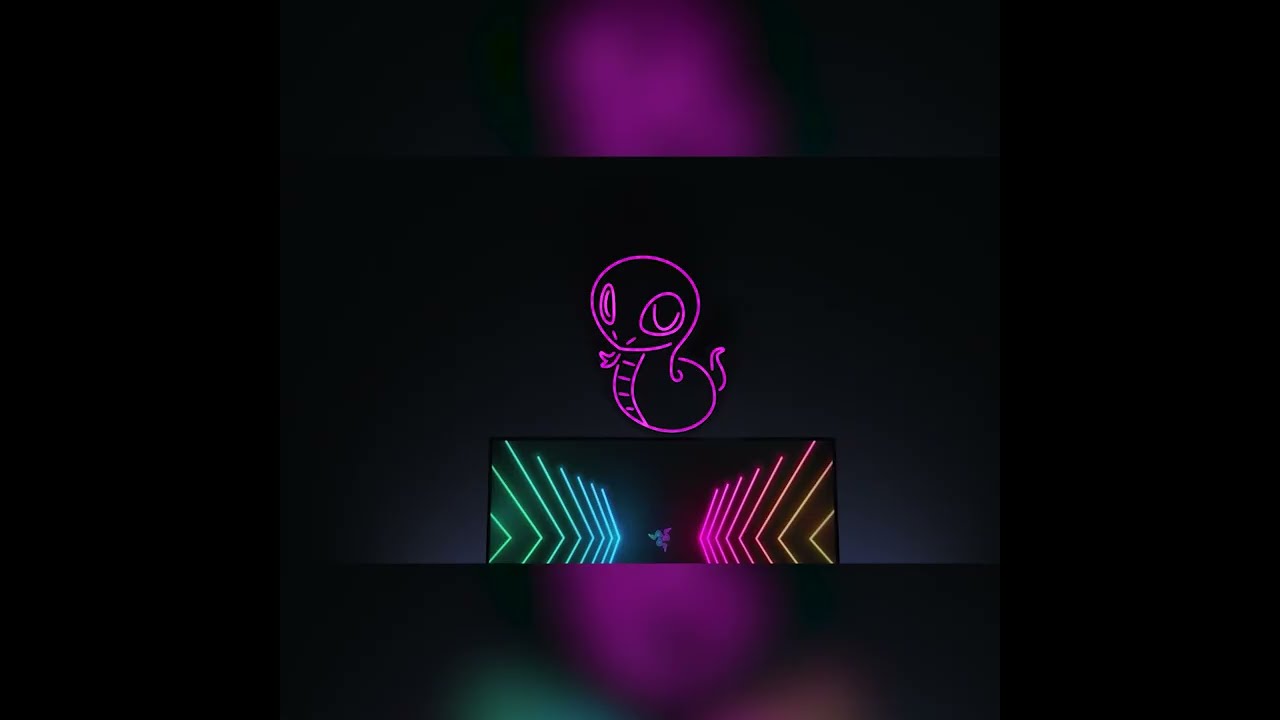 Razer Sneki Snek Wall Light - YouTube