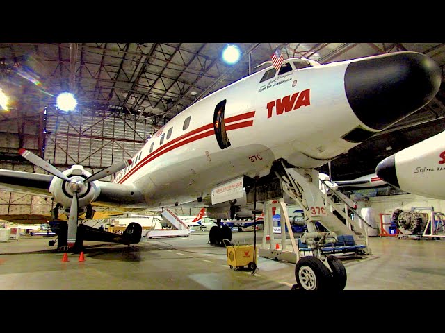 TWA Lockheed L-1049G Super Constellation Tour - YouTube