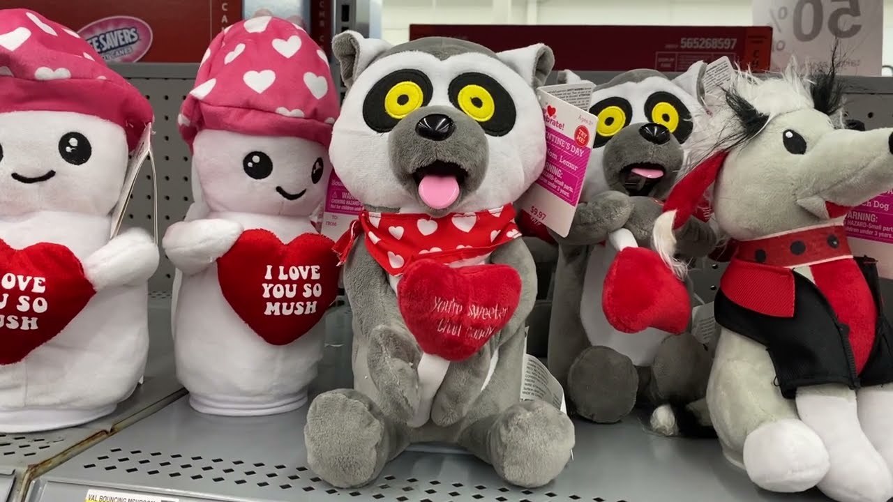 Animated Lollipop Licking Lemur | Gemmy Valentine's Day 2024 - YouTube