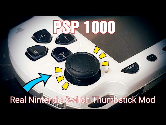 PSP 1000 Real Nintendo Switch Thumbstick Mod - YouTube