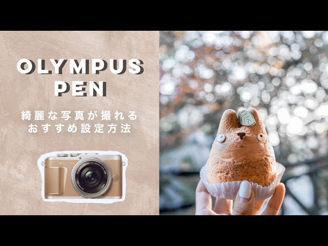 綺麗に撮れる！簡単設定方法！オリンパスペン // OLYMPUS PEN E-PL9