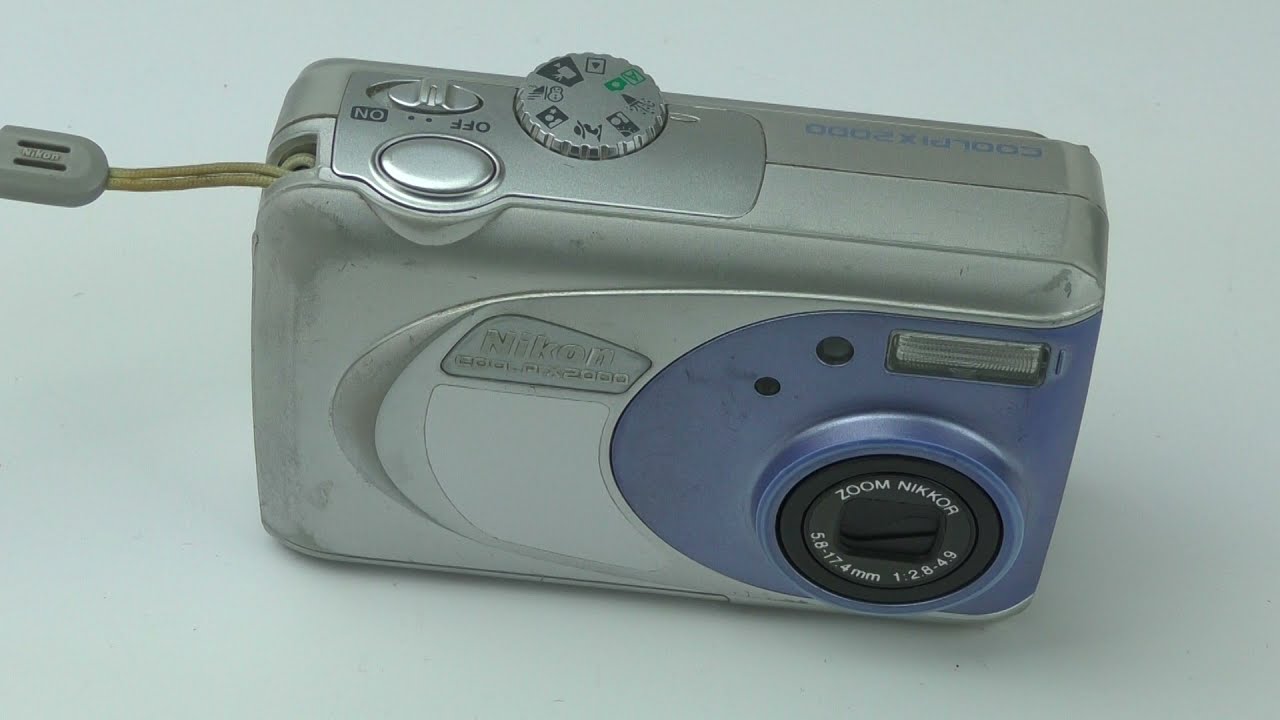 NIKON COOLPIX 2000 DIGITAL CAMERA - YouTube