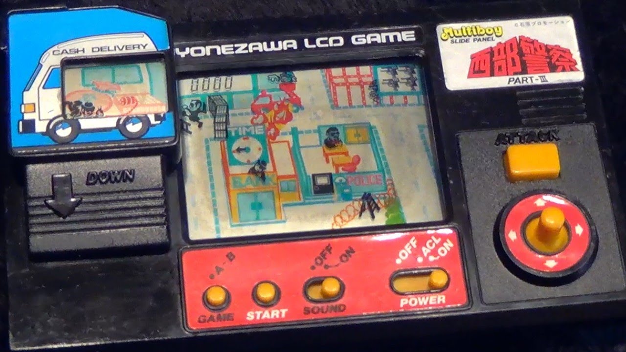 レトロ 液晶ゲーム】西部警察 ヨネザワ 壮絶！大門軍団のコンクリート