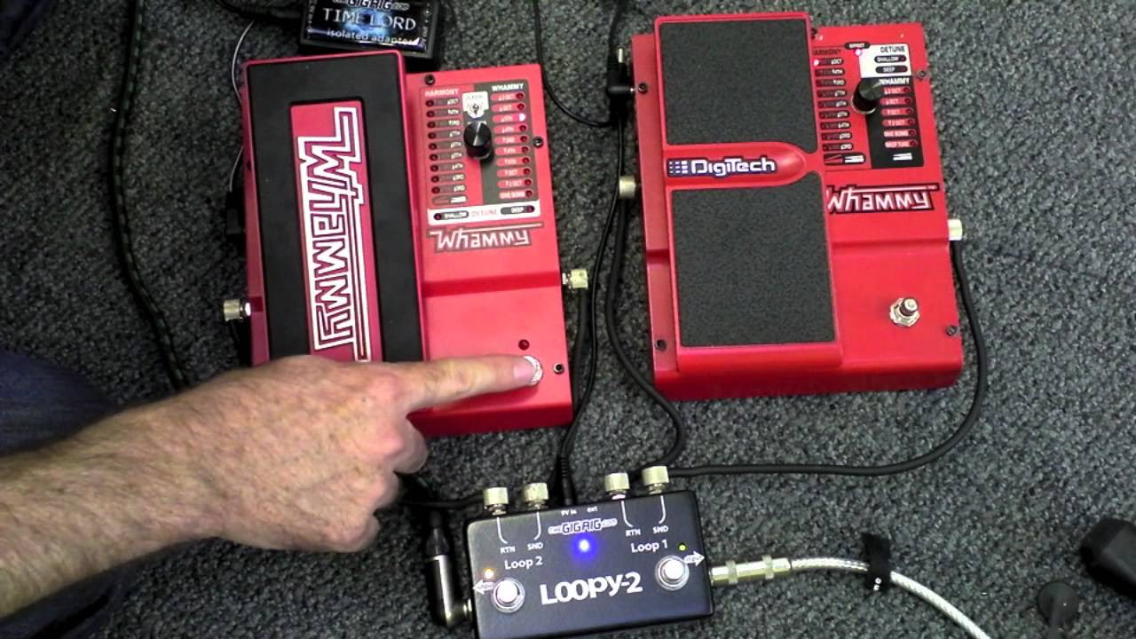 DigiTech Whammy 5 V's Whammy 4 - YouTube