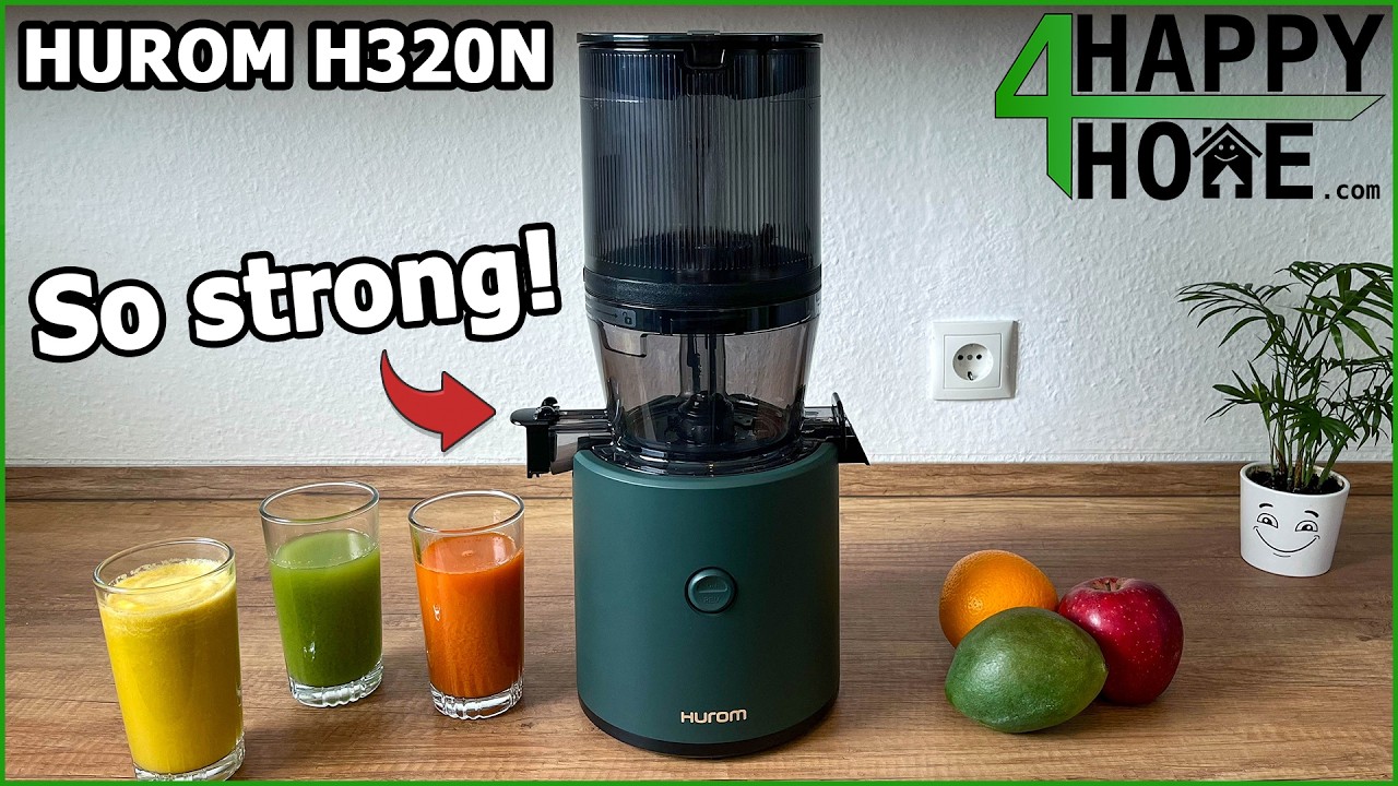 The Best Juicer I've Ever Had! 🍏 HUROM H320N Slow Juicer Review