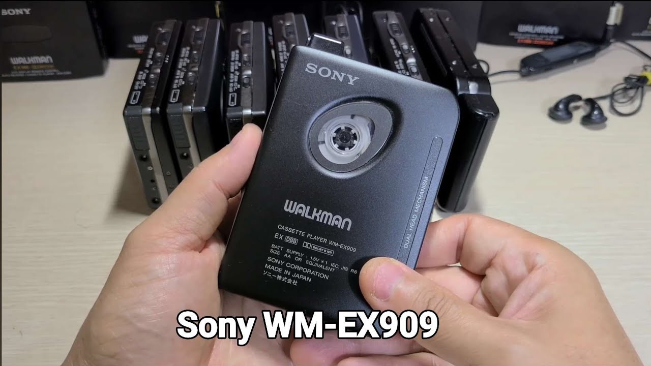 Sony Dual Head Mechanism WM-EX909 Cassette player Walkman - YouTube
