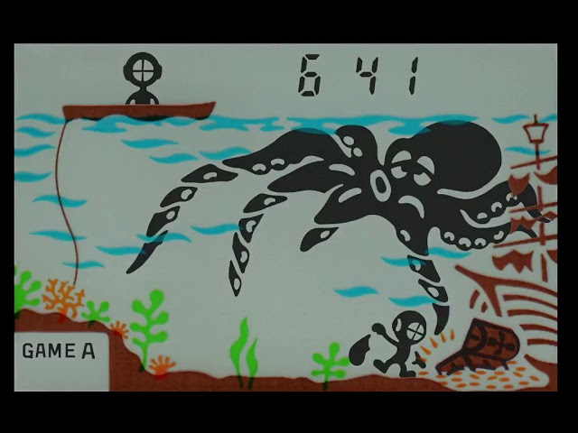 Game & Watch: Octopus (1981 Nintendo) - YouTube
