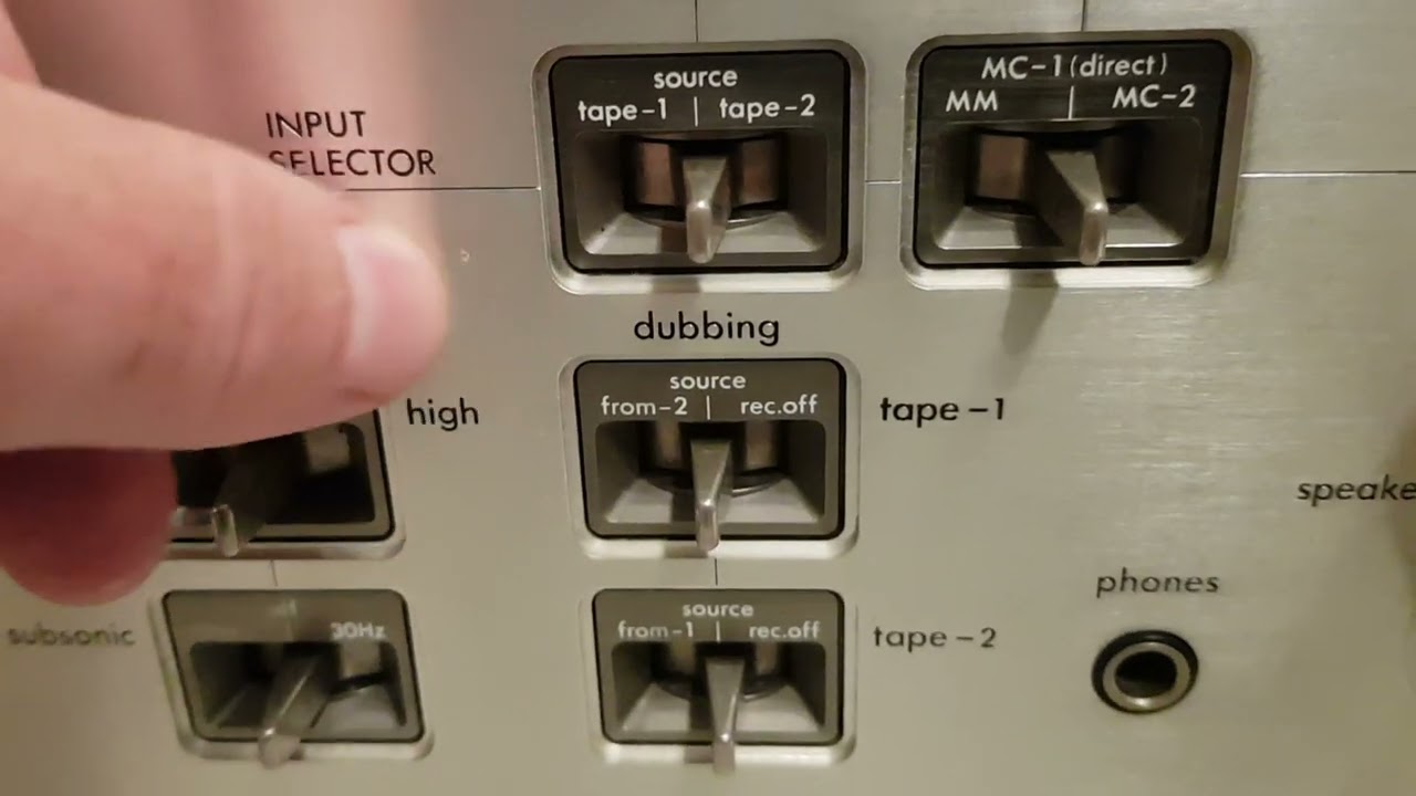 LUXMAN L55A - YouTube