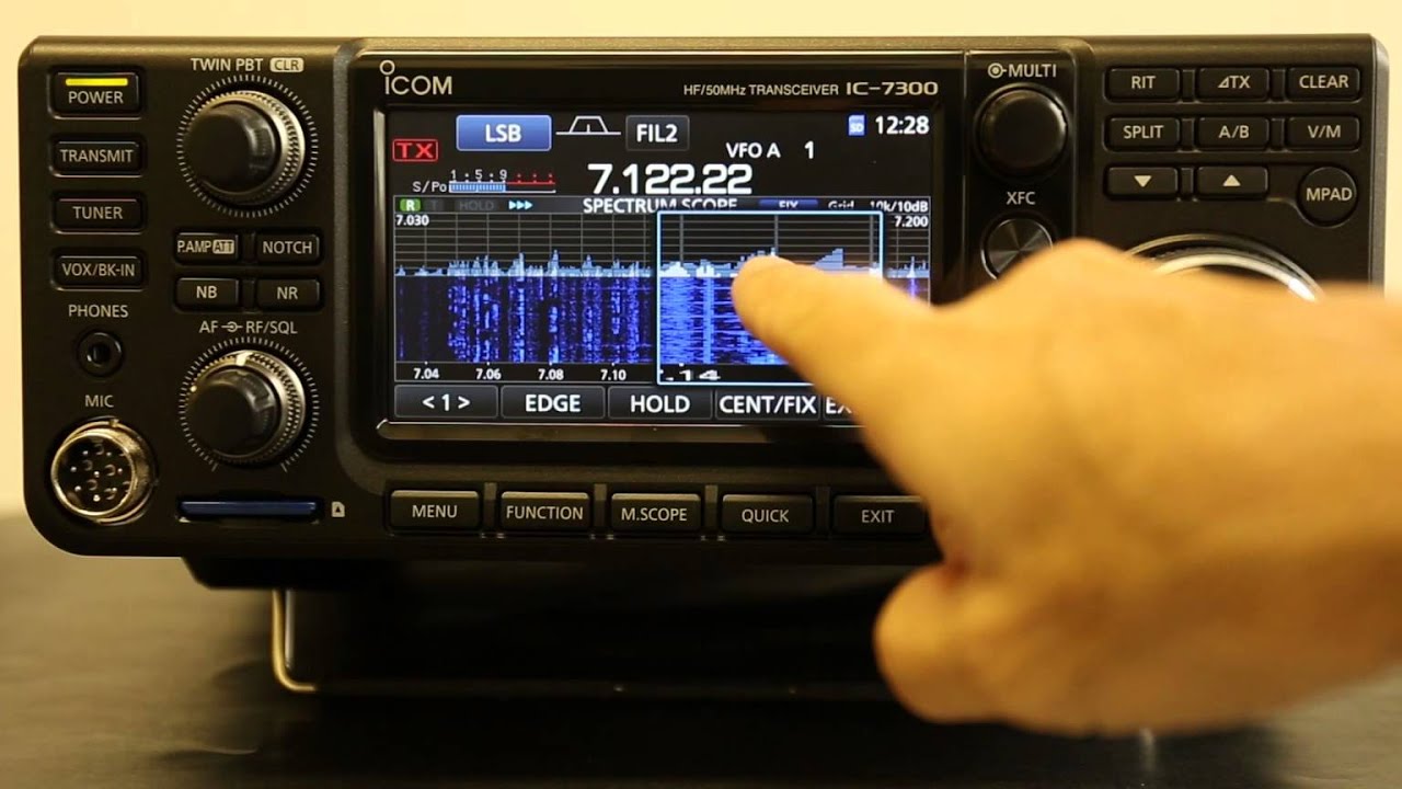 Icom HF+50MHzアマチュア無線用トランシーバー「IC-7300」 紹介動画