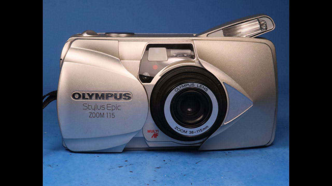 Olympus Stylus Epic Zoom 115 35mm film camera - YouTube