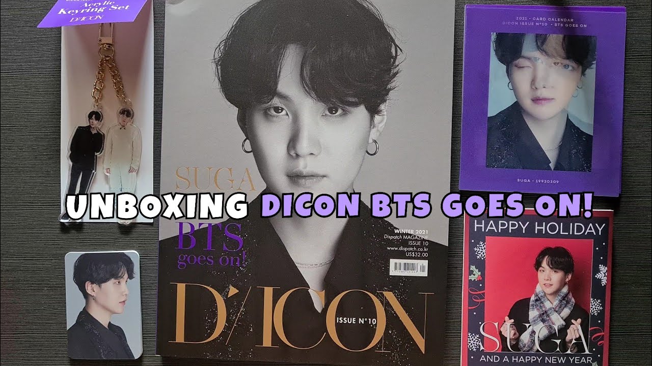Dicon Vol.10 BTS goes on! Unboxing | BTS 방탄소년단 SUGA (ENG VER