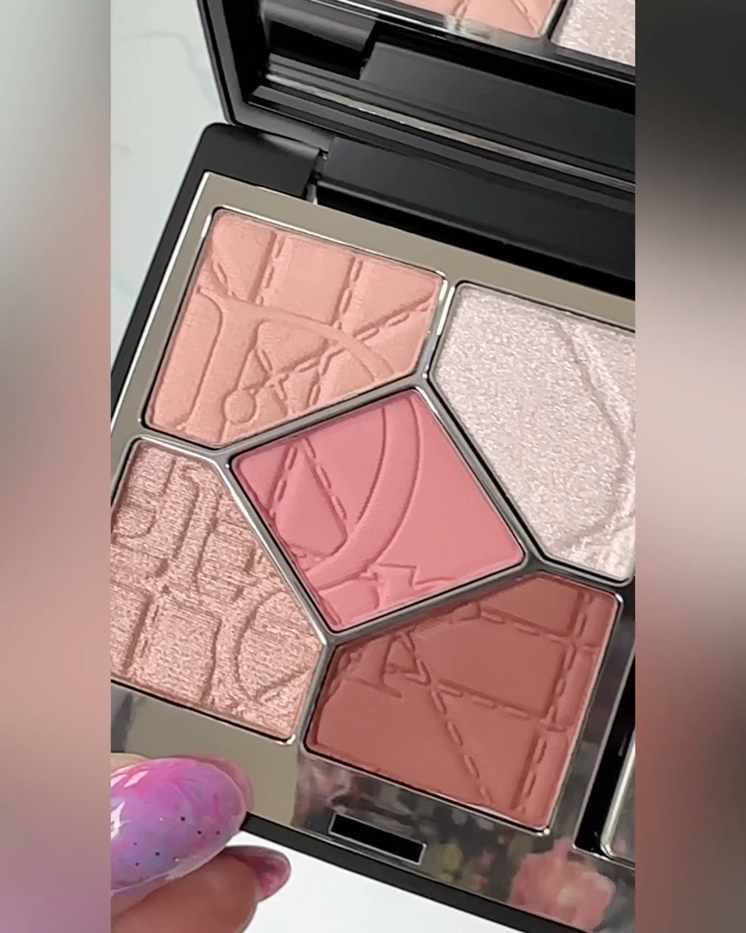 New Dior Diorshow 5 Couleurs – Limited 857 Rose Organza - YouTube