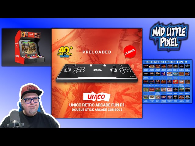 Another SNK Neo Geo Arcade Stick?! 2 Player Unico Retro Arcade Fun