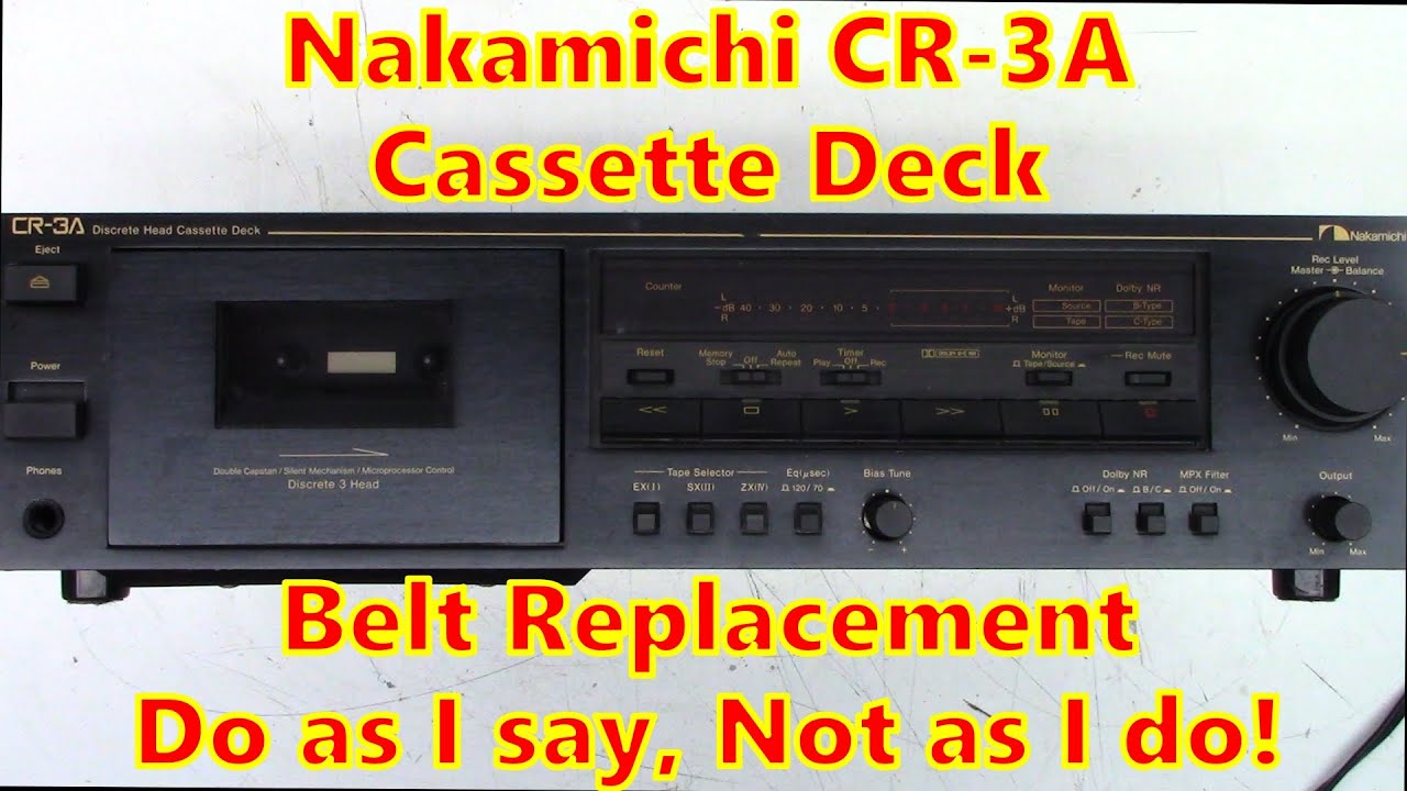 Nakamichi 1000 Tri-Tracer Troubleshooting! - YouTube