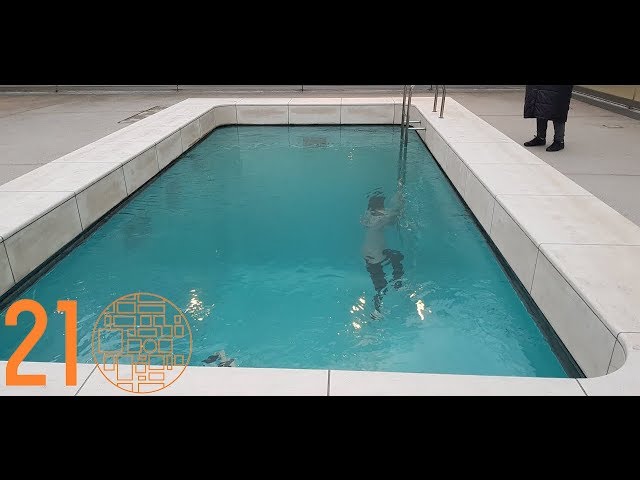The Swimming Pool by Leandro Elrich at 21st Century Museum of