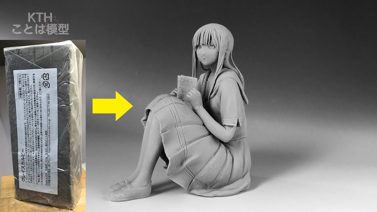 リズと青い鳥】鎧塚みぞれのフィギュアを作ってみた【clay figure/粘土