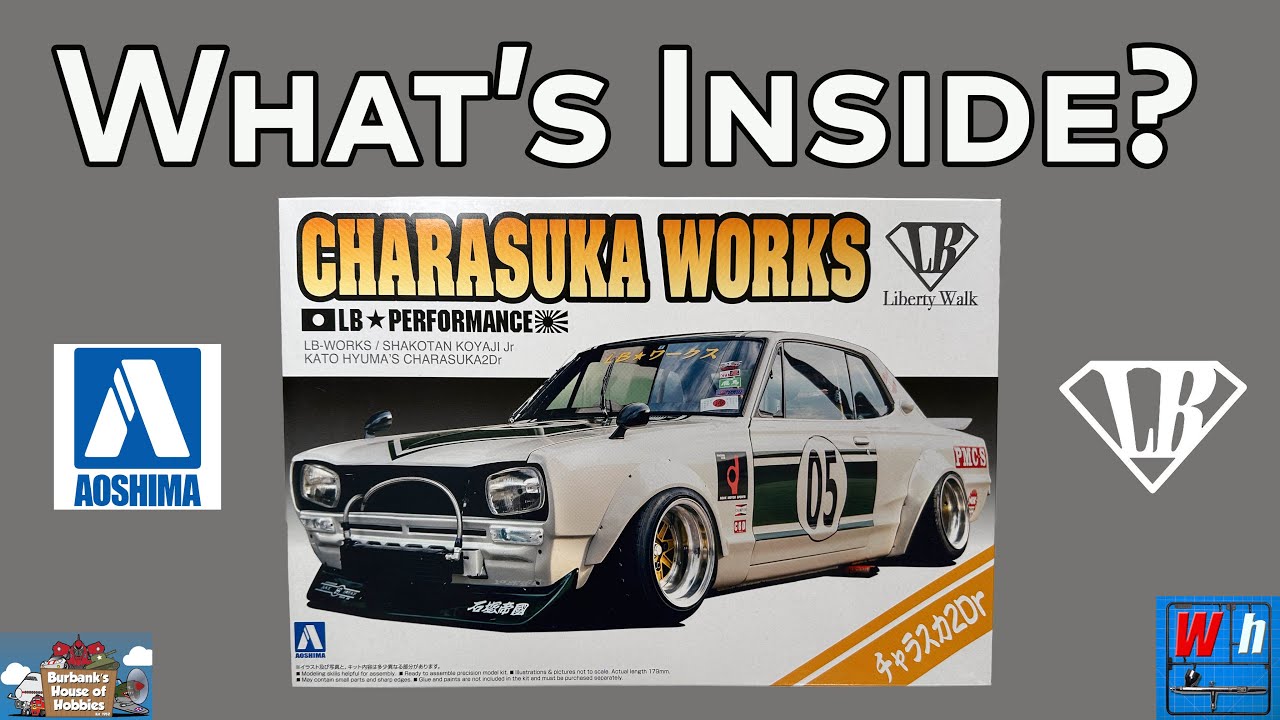 Aoshima 1/24 Charasuka Works Nissan Skyline C10 Hakosuka LB-Works