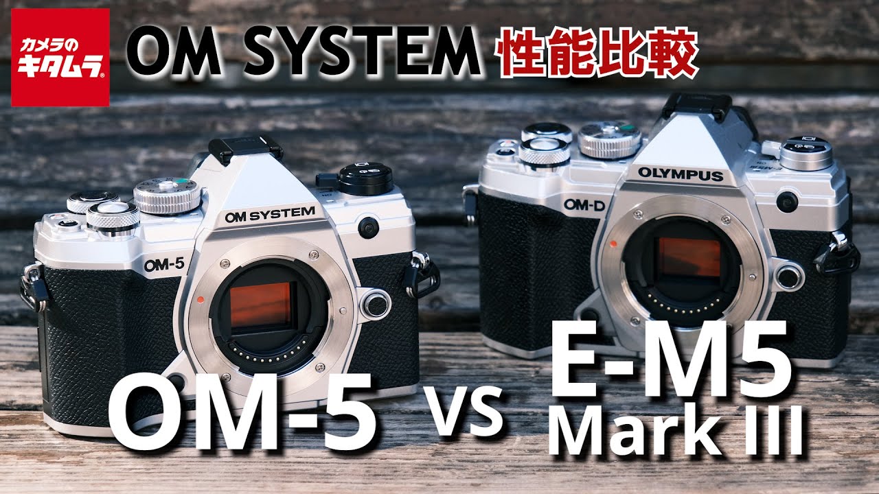 カメラ比較】OM SYSTEM OM-5とOM-D E-M5 Mark IIIの違いを徹底検証