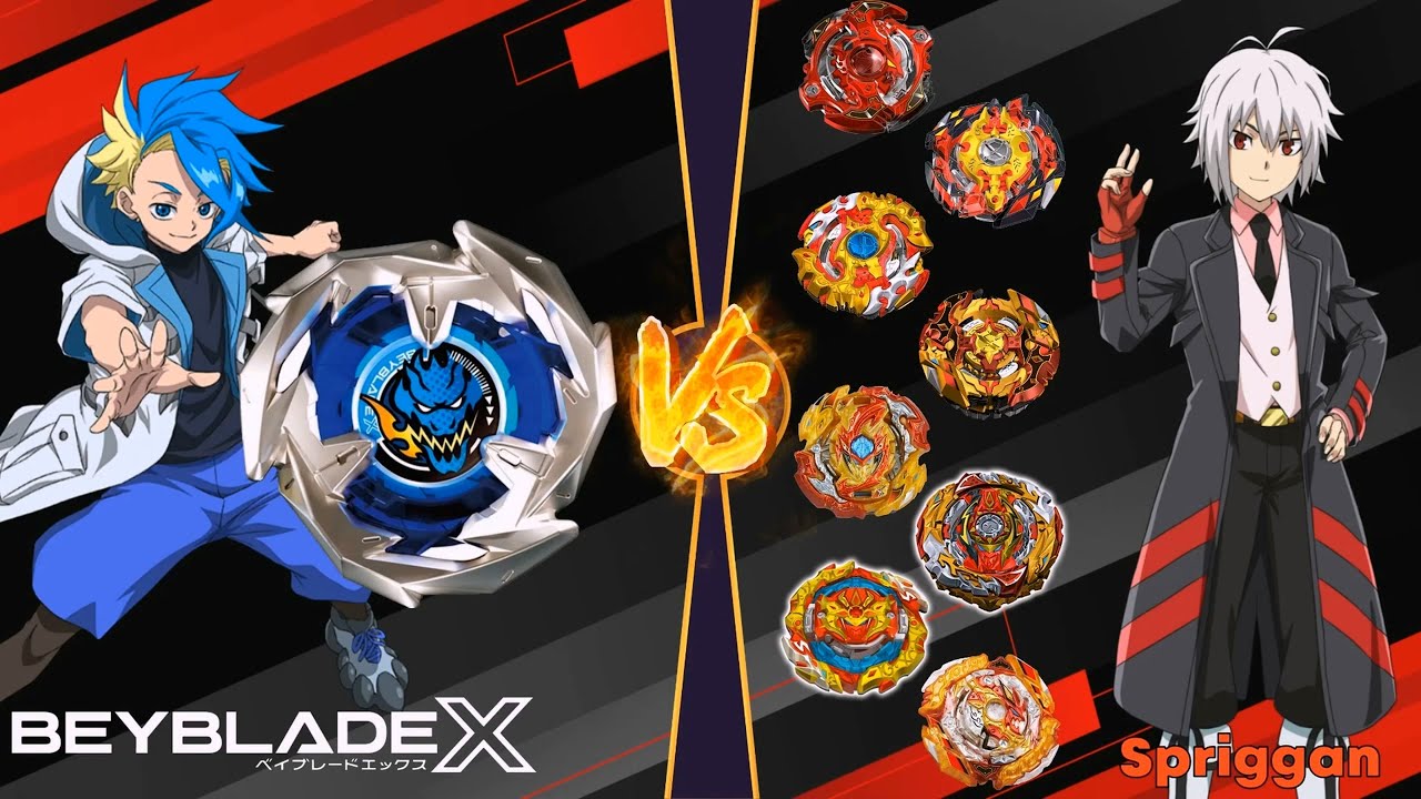 Beyblade X 【Dran Sword VS ALL Spriggan Battle】 ベイブレードX