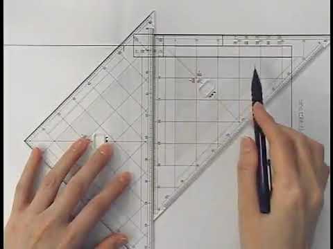 LEC調査士】誰でもできる！三角定規で作図にトライ！ - YouTube