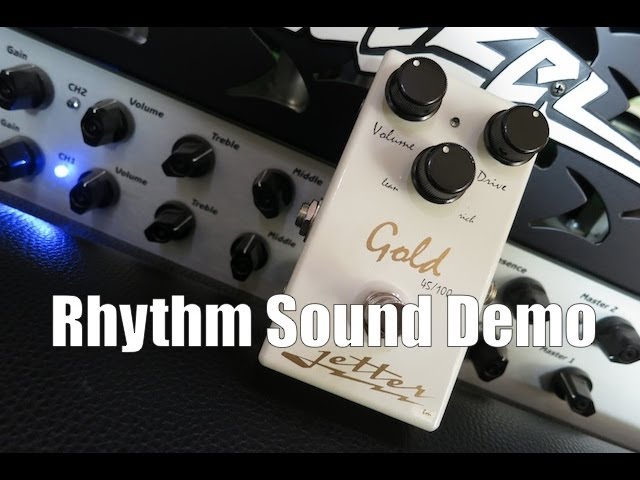 Jetter Gold 45/100 Overdrive Pedal - Rhythm Sound Demo - YouTube